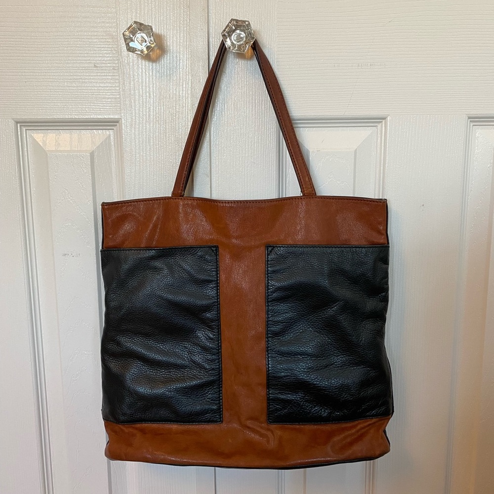 Isaac Mizrahi Leather Tote Bag